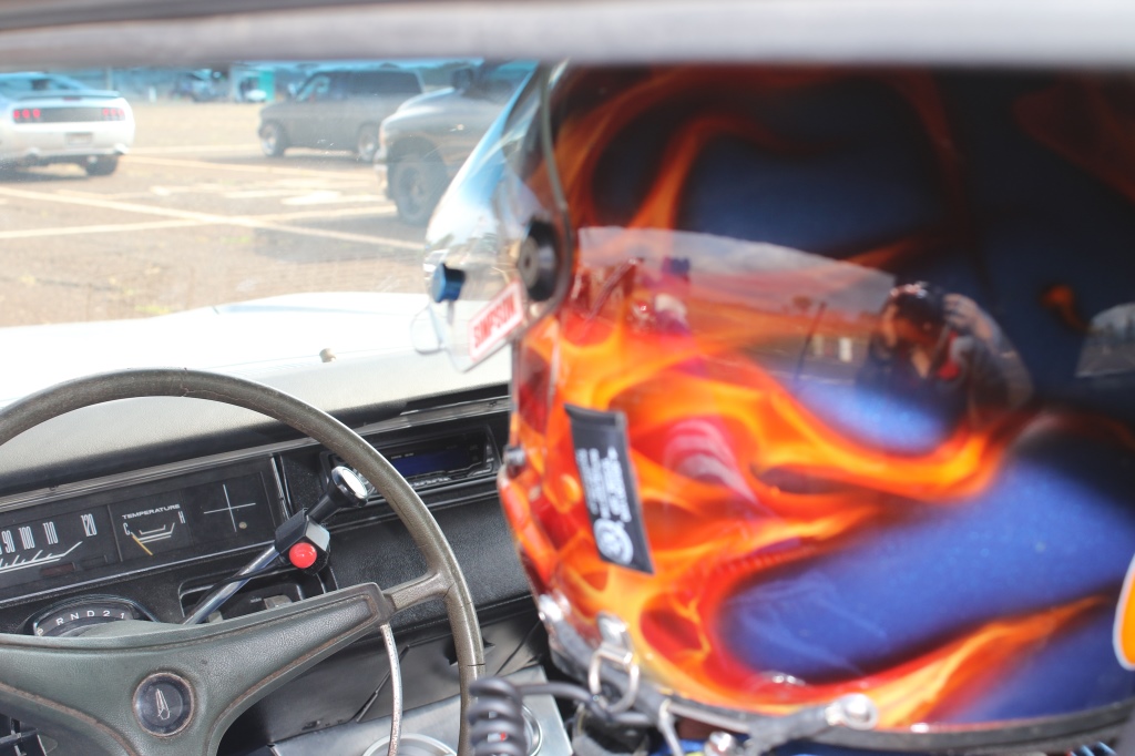 Picture from inside cockpit